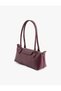 Medium-Sized Faux Leather Shoulder Bag with Metal-Accented Design, Zip Detail, and Lid - 4