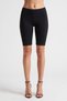 3-Pack of Black Women's Modal-Elastane Above-the-Knee Shorts - Gingham Pattern, Comes with a Free Unisex Headband - 2