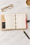2027 Multifunctional Organizer Planner - Lockable Faux Leather Cover, 4 Color Options - 2