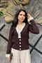 V-Neck Cardigan with Lace Collar and Sleeves SUN648 - 5