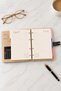 2027 Multifunctional Organizer Planner - Lockable Faux Leather Cover, 4 Color Options - 4