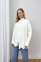 Zipper Detailed Knitwear Tunic 87-2670 - 6