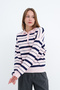 Striped Knit Sweater K10375 - 2