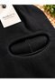 2 A++-Quality Black Knit Snow Hats, Snow Masks—100% Acrylic, Double-Layer Winter Beanies - 4