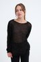 Sequin Openwork Knit Top T02987 - 4