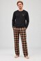 Men's 6500-7 Long-Sleeve 100% Cotton Pajama Set