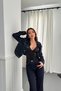 Women's Blue Cotton Denim Set - 3