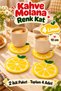 Set of 4 Lemon-Patterned Coasters, 10 cm, for Coffee and Tea Cups—Colorful Table Setting Accessory - 5