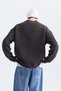 Oversize Crew Neck Sweatshirt - 6