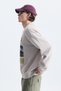 Oversize washable bicycle collar sweatshirt - 5