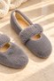 Women's Soft Plush Heat-Retaining Winter Ballet Flats - 2