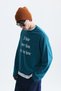 Boxy Fit Printed Sweatshirt - 5
