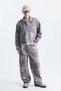 Oversized Camouflage Print Shirt and Pants Set