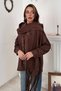 Women's Brown Fringed Suede Jacket - 2