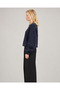 Crew Neck Navy Blue Knitwear Sweater - 3