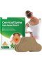 Cervical Spine Pain Relief Patch for Neck & Shoulder Pain – Herbal Deep Penetrating Heat Therapy Patches with Comfortable Flexible Fabric | Easy to Use Adhesive Patches for Daily Neck & Muscle Comfort
