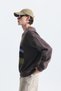 Oversize washable bicycle collar sweatshirt - 6