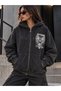 Unisex Oversized Hooded Cardigan with Front and Back Prints and a Zipper - DEFTONES - 2