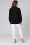 Women's Modal Shirt with Striped Details and Snap-Fastened Closures - 5