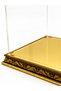 Small Clear Plexiglass Wedding Trousseau Box, 24x24x24 cm, with Gold Embroidery—Engagement, Wedding, and Bride & Groom Gift Box, Includes a Prayer Counter and Prayer Beads - 5