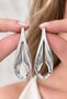 Women's Large Teardrop Earrings - 2