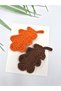 Fall Oak Leaf Snap Button Set—Orange & Brown Maple / Oak Leaf-Shaped Hair Clips for Kids and Women (Set of 2) Hand-Knitted Fall-Themed Accessories - 7