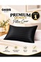Premium Microfiber Pillowcase, Pack of 1, Soft Breathable Wrinkle-Resistant Pillow Cover with Envelope Closure, Easy-Care Bedding for Home & Hotel.