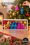 72 New Year's Tree Hanging Ornaments – Colorful Candy Stars and Assorted Figures, Tree Ornaments, Christmas Hanging Ornaments