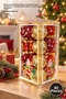 80-Piece Set of Red and Gold Assorted-Shaped New Year's Christmas Tree Ornaments – Hanging Decorations, Christmas Ornaments, Tree Hanging Decorations – Shatterproof