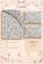 100% Cotton "Mom's Side" - Crib Bed Sheet Set with Daisy Pattern - Includes 2 Pillowcases - 2