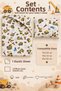 100% Cotton Mother's Side - Park Bed Repair Patterned Fitted Sheet Set - 2 Baby Pillowcases - 60X120-70X110-70X120, Compatible with Cribs and Beds. - 2