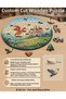 272-Piece Wooden Puzzle with Rice Terraces Design and Custom-Cut Round Pieces MPDA3156 - 4