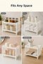 2-Tier Organizer Shelf, Plastic with Perforated Base, Countertop Organizer, 1 Piece - 4