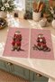 Berry Otter Digitally Printed 2-Piece Kitchen Towel Set with Scarf and Dried Rose Pattern, 35x55 - 6