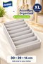 X-Large 8-Compartment Accordion Drawer and Closet Organizer – Clothing Organizer 30 × 39 × 14 cm