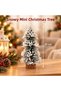 20 cm Snow-Covered Mini Christmas Tree, Decorative Table-Top Fir Tree Ornament, Gift-Worthy New Year's Decoration - 2