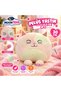 Plush Pillow: Chubby Cat, 35 cm, Pink and Cream, with a Cute Cat Design - 4