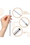 4-Piece Extra Long Stainless Steel Straw Set – Curved and Straight Straws, with Cleaning Brush, Compatible with 40 Oz/1200 ml Thermos, Metal Straw - 4