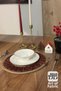 Handmade Wicker Jute Plate, Bohemian Luxury Plate, American Style Plate Diameter 33 Cm. - 3