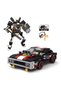 356-Piece Transformable Robot Race Car Building Set with 2-in-1 Snap-and-Release Building Blocks - 5
