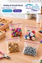 11x14 cm, 300-Count Zipper-Seal Refrigerator Bags, Clear Storage Bags for Cookies, Henna, and Nuts - 5
