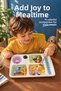 Licensed King Şakir Character 6-Compartment Melamine Children's Plate—Extra Durable Melamine Children's Plate—Children's Breakfast Plate—Children's Meal Plate—6-Compartment Canan - 3