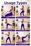 Fitness Resistance Band, Pilates Exercise Band, Elastic Stretching Band, Home Muscle Training Equipment - 5