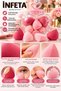 Jars of Makeup Sponge Set: Sponges for Applying Foundation, Concealer, and Powder - 5