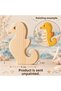 Wooden Paintable Seahorse Toy, Sea Animals, Handmade Natural, Gift Toy - 3