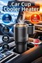In-Car Heater/Cooler Cup Holder with Digital Display – Heats up to 60°C, Cools down to -4°C