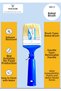 ROBOT CUTTING PAINT BRUSH NO. 3 WITH DETACHABLE HANDLE - 2