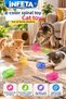 4-Piece Colorful Spiral Spring Cat Toy: Flexible, Bouncy, Moving, Interactive Play Set - 5