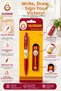 Licensed School Stationery Set, Versatile Pen Set, 0.7-Tip Pen, Replacement Tips, Dual-Sided Set - 2