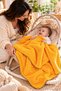 Soft Baby Blanket with Herding Stitch—Welsoft Fleece Plush Baby Blanket, 100% Made in Turkey